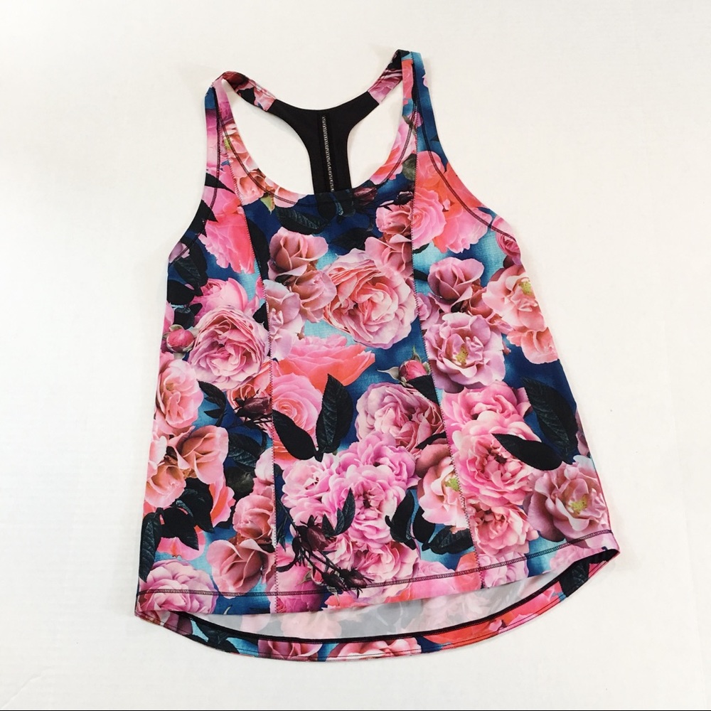 Lululemon Lightened Up Singlet Secret Garden